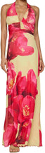 “Solana” Halter Floral Maxi Dress