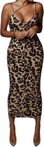 "Jade" Leopard Cami Dress