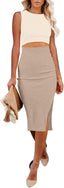 "Tessa" Cutout Midi Dress