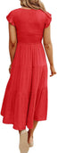 "Mila" Tiered Midi Dress