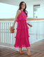 🌞 "Lola" Tiered Halter Dress