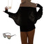 Lokora | Off-Shoulder Batwing Sleeve Long Dress