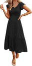 "Mila" Tiered Midi Dress