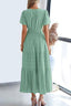 "Lunarelle" Tiered Cotton Midi Dress
