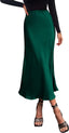Florin | Satin Bias-Cut Midi Skirt