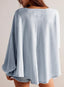 "Harlow" Waffle Knit Oversized Sweater