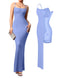 "Zara" Strapless Bodycon Maxi