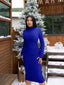 🔥 "Simone" Long Sleeve Bodycon Midi