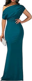 "Soraya" Off-Shoulder Evening Gown