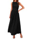 Zelivra | Sleeveless Maxi Dress with Pockets