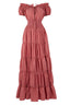"Viola" Boho Tiered Maxi Dress