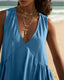 Nuvira | Sleeveless V-Neck Mini Sundress