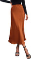 Florin | Satin Bias-Cut Midi Skirt