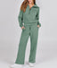 "Luna" Luxe Lounge Zip Set