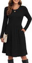 "Maeve" Knit Fit & Flare Dress