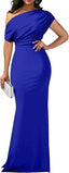 "Soraya" Off-Shoulder Evening Gown