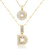 "Luna" Custom Letter Pendant Necklace