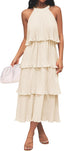 🌞 "Lola" Tiered Halter Dress