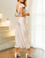 "Helena" Satin Midi Dress
