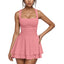 Arivelle | Square Neck Ruched Mini Dress