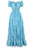 "Viola" Boho Tiered Maxi Dress