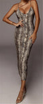 "Jade" Leopard Cami Dress