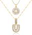 "Luna" Custom Letter Pendant Necklace