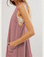 Clyora | Corduroy Overall Mini Dress with Pockets