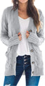 "Winnie" Cable Knit Duster Cardigan