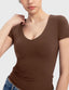 "Snatch Tee" Seamless Compression Top