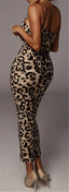 "Jade" Leopard Cami Dress