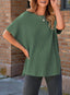 “Olive” Ribbed Tunic Knit