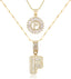 "Luna" Custom Letter Pendant Necklace