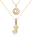"Luna" Custom Letter Pendant Necklace
