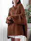 "Maeve" Slouch Knit Turtleneck Pullover