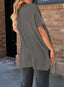 “Olive” Ribbed Tunic Knit