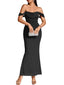 Veyora | Off The Shoulder Corset Maxi Dress