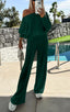 LoungeLuxe™ 2-Piece Off-Shoulder Set