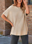 “Olive” Ribbed Tunic Knit