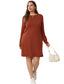 Merivelle | Long Sleeve Casual Mini Dress