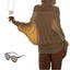 Lokora | Off-Shoulder Batwing Sleeve Long Dress