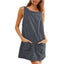 Clyora | Corduroy Overall Mini Dress with Pockets