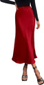 Florin | Satin Bias-Cut Midi Skirt