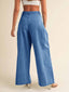👖 Sloane | Pleated High-Waisted Wide-Leg Jeans