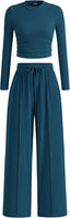 ElevateEase™ 2-Piece Ribbed Lounge Set