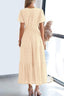 "Lunarelle" Tiered Cotton Midi Dress