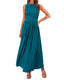 Zelivra | Sleeveless Maxi Dress with Pockets