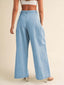 👖 Sloane | Pleated High-Waisted Wide-Leg Jeans