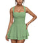Arivelle | Square Neck Ruched Mini Dress