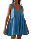 Nuvira | Sleeveless V-Neck Mini Sundress